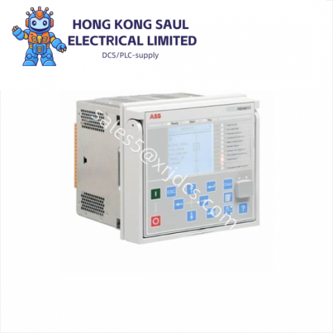 ABB REM615 Control System, Industrial Automation Component