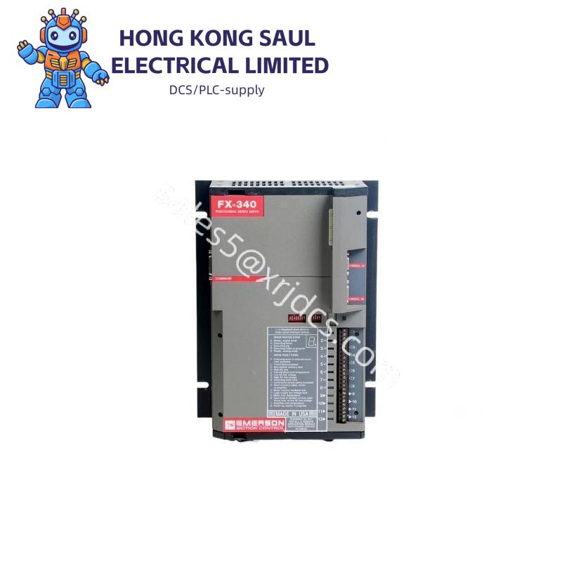 emerson_fx-340_servo_drive.jpg Emerson ZA06B-0061-B503#0100 Servo Motor with Straight Shaft, Key, Brake and IP67 Sealing