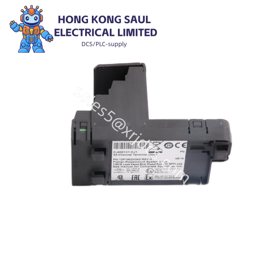 emerson_kj4001x1-cj1_12p1902x042_terminal_block.png Emerson IC660BBD100RR Genius 115Vac I/O Block, 8 Circuit, Phase B