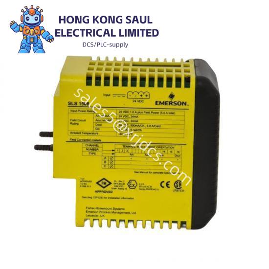 emerson_sls1508_kj2201x1-ba1_12p3162x122_deltav_sis_smart_logic_solver_2.jpg Emerson IC690PAC001 Chassis Mounting Bracket for PWR024 and PWR124