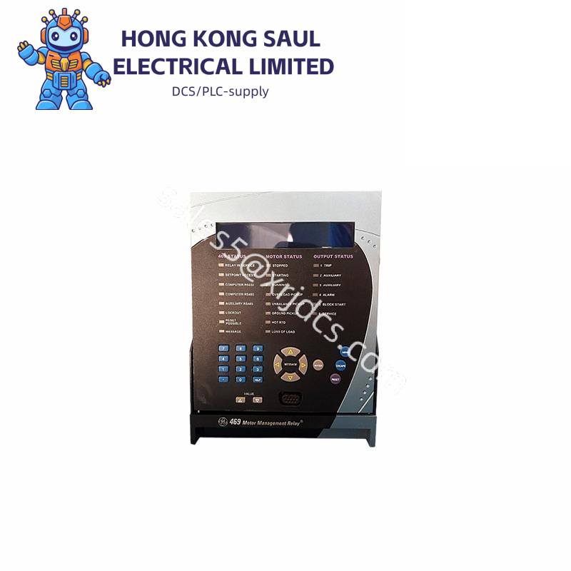ge_469-p5-hi-a20-e-h_motor_management_relay.jpg GE 469-P5-HI-A20-E-H Motor Management Relay - Comprehensive Protection for Medium & Large Motors