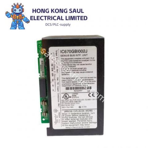 Emerson IC670GBI002 Genius Bus Interface Unit for Industrial Automation
