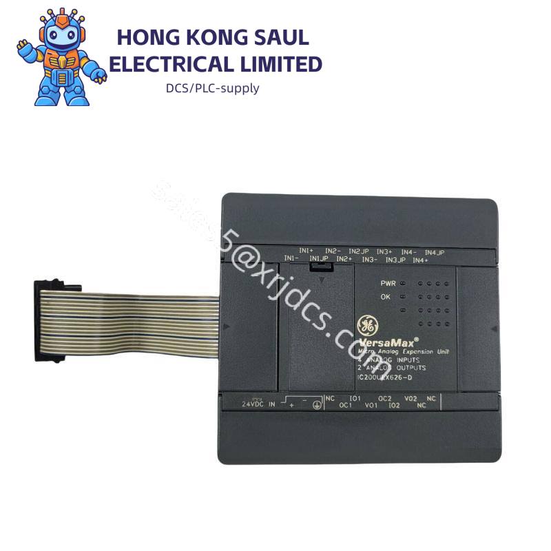 ic200uex626_ge_6_channel_analog_expansion_module.jpg Emerson IC200UEX626 Industrial Control Module