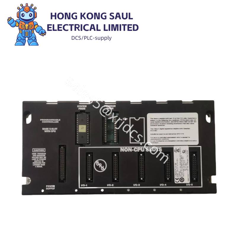 ic693cpu313x_ge_05_slot_cpu_chassis.jpg Emerson IC693CPU313 Control Module - High Performance PLC Processor