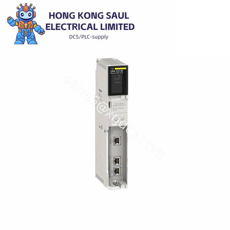 schneider_140cra31200_2.jpg Schneider 140CRA31200 Ethernet RIO Drop E/IP 1CH Adaptor Module