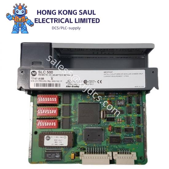 a-b_1747-asb_1.jpg Allen-Bradley 1747-ASB SLC 500 Universal Remote I/O Adapter Module