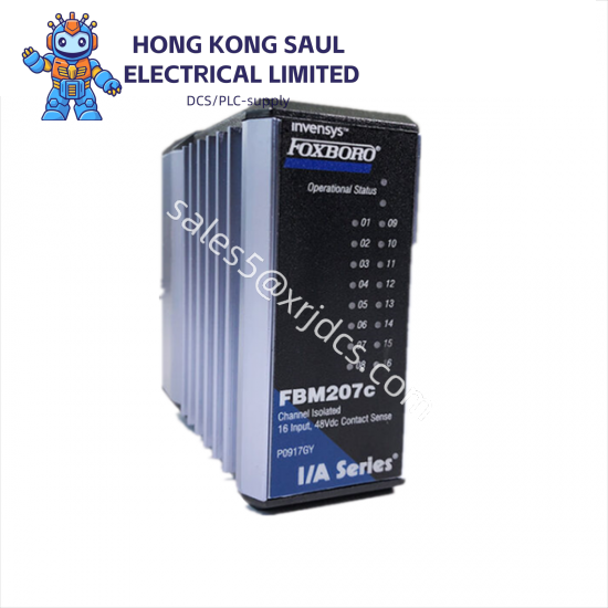 foxboro_fbm207_p0914td.png FOXBORO FBM207 P0914TD Industrial Control System Module